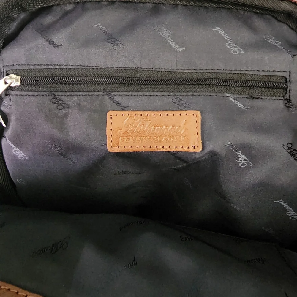 Ashwood Genuine glazed Leather backpack brown tan